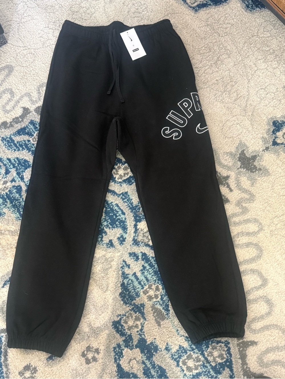 Black Supreme x Nike Sweatpants